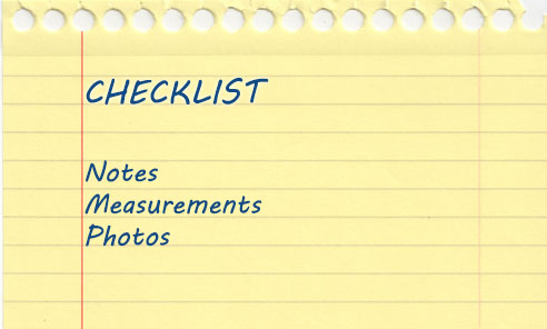 A picture of a checklist